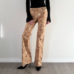 Steilmann floral bootcut trousers